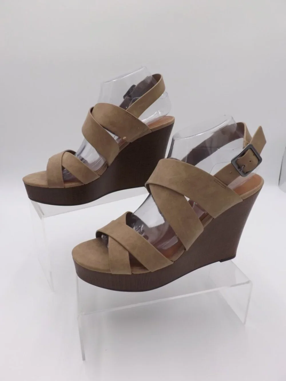 Indigo Rd. Sandals Women's Size 9M Tan/Brown NEW Platform Wedge Strappy